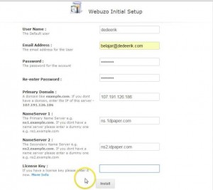 install webuzo free