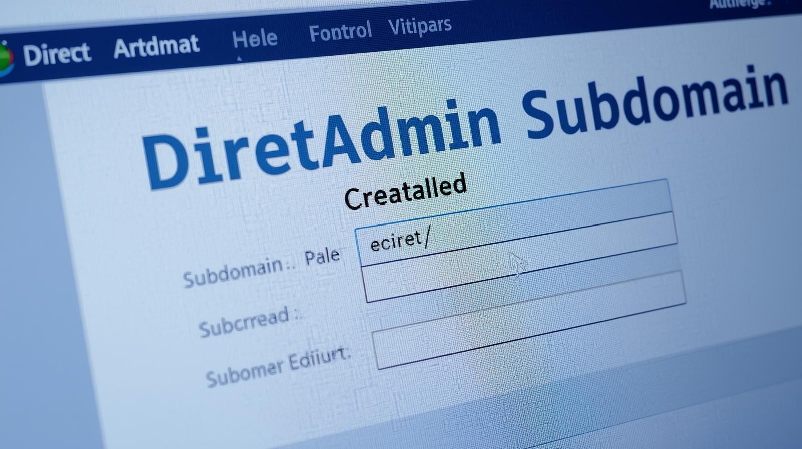 Subdomain di DirectAdmin